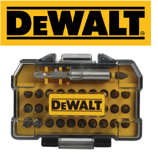 DEWALT 32 Piece IMPACT Screwdriver Bits & Drill Holder Set Pz,Ph,Torx,Hex,Slot X