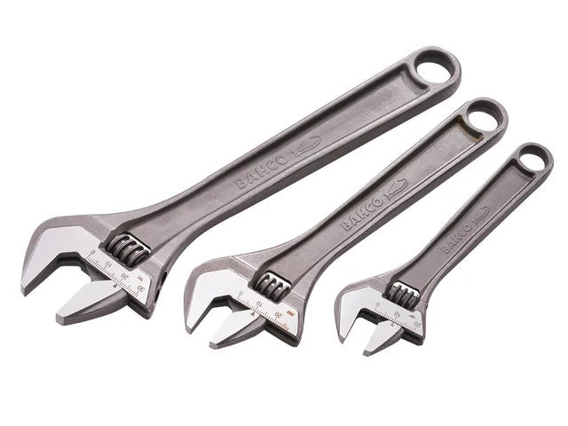 Bahco Adjustable Wrench Spanner Set (8070/8071/8072) 3 Piece