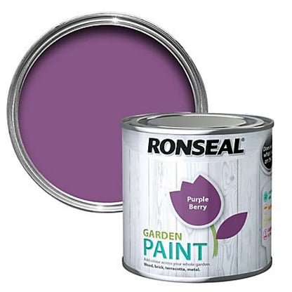 Ronseal Outdoor Garden Paint - For Exterior Wood Metal Stone Brick - All Colours