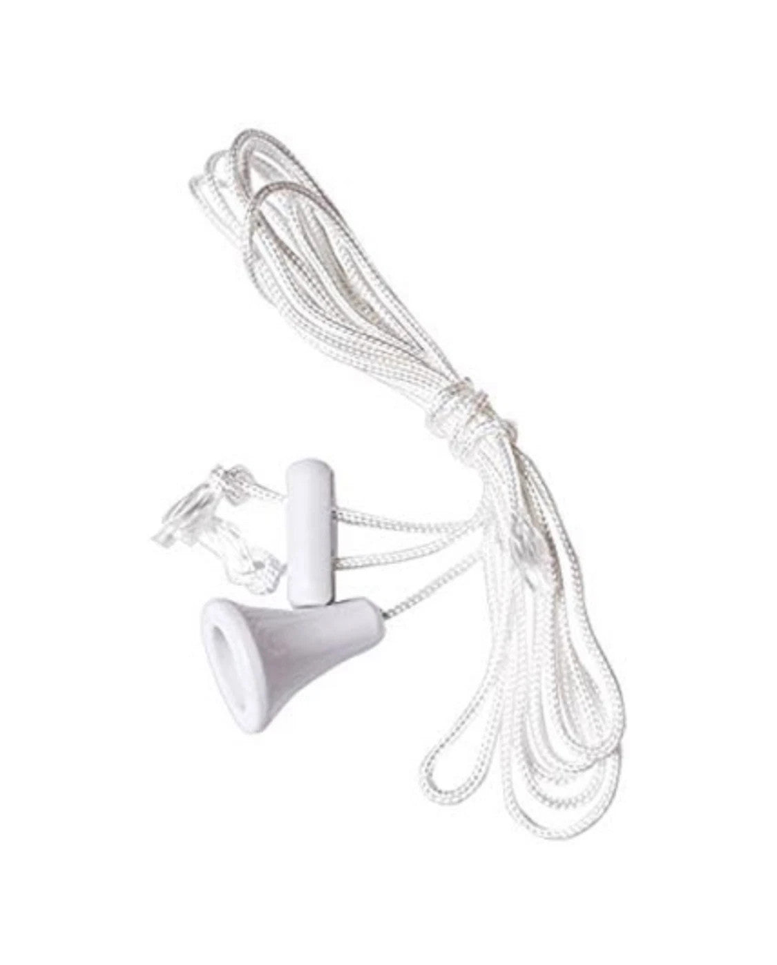 Toilet Light Pull Nylon Cord & Acorn White 1.5 Meter