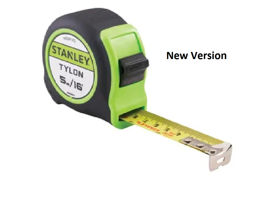 Stanley Hi-Viz 5m/16ft  Pocket Tylon Tape Measure