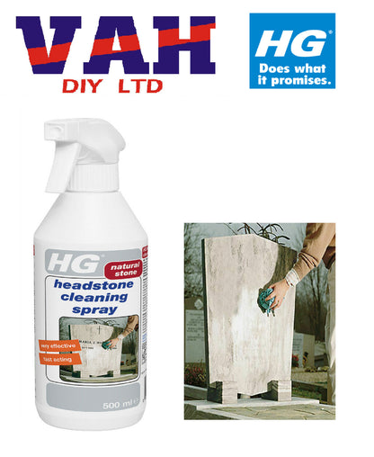 HG Hagesan Natural Stone Headstone Spra RTUC Gravestone  leaner Outdoor Cleaning