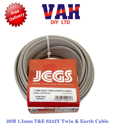 1.5 mm Twin and Earth T&E Electric Cable Wire | Domestic Electrical Lighting