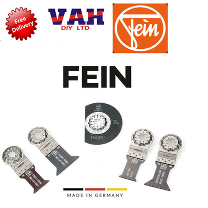 Fein 5 Pce Starlock E-Cut Metal Steel Multi-Tool Function Blade Set, 3522297199