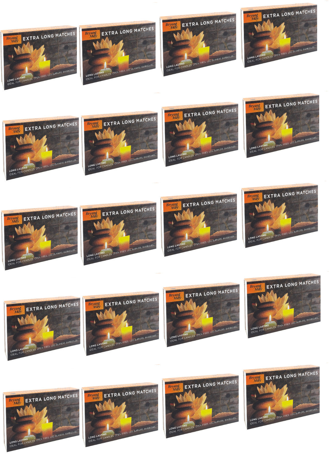 Bryant & May Extra Long Safety Matches Home Candle Fire Barbecue Long Lasting