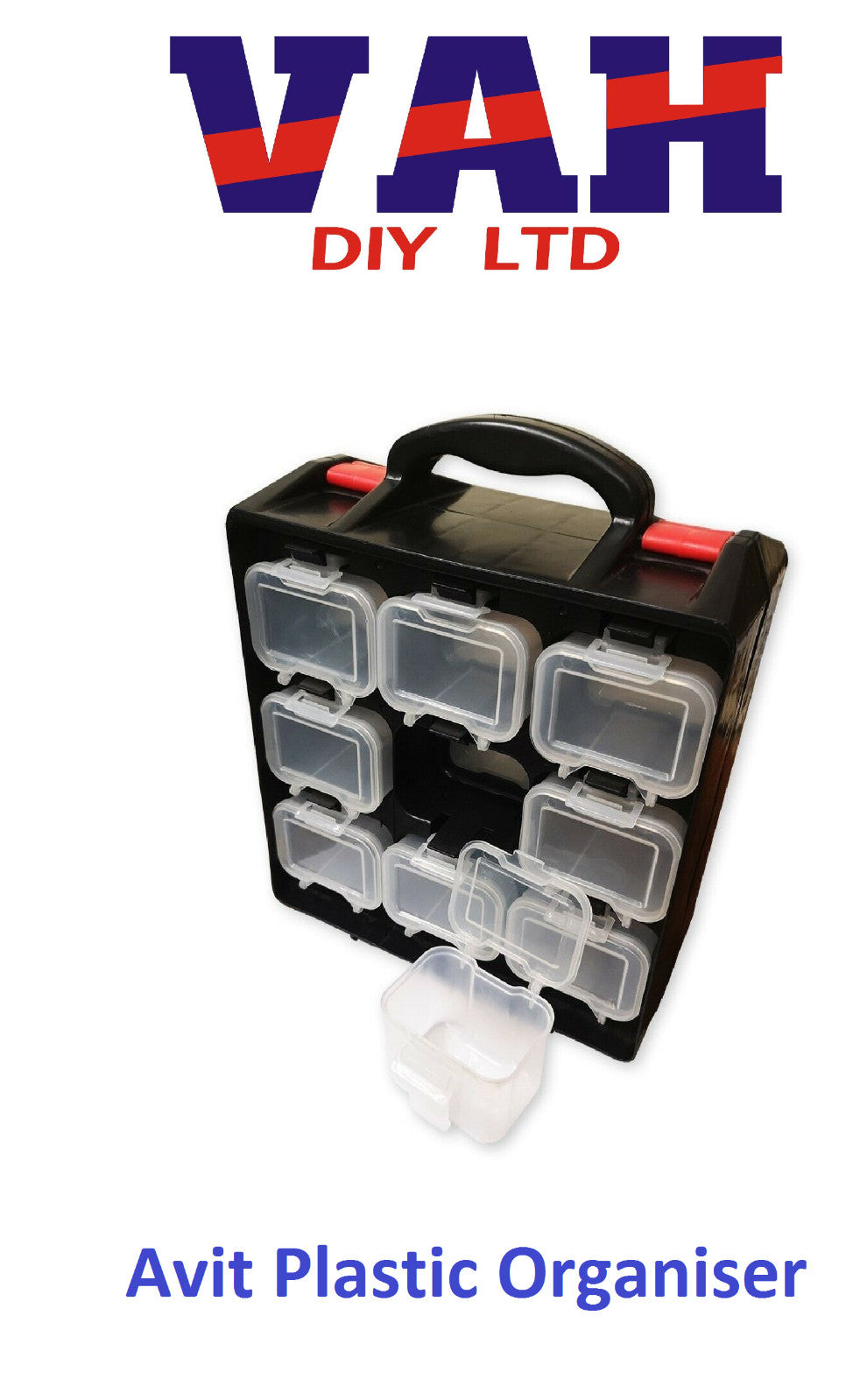 TOOL ORGANISER 18 REMOVABLE COMPARTMENTS CK AVIT AV11012