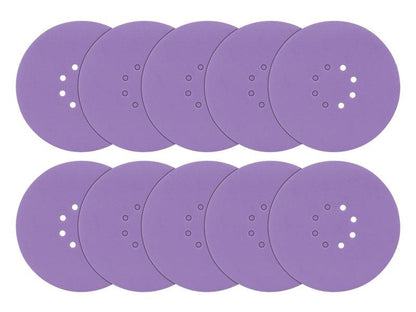 Trend 225mm Zirconium Random Orbital Sanding Disc 60g 10 Pack
