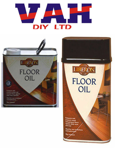 Liberon Wood Floor Oil 1L & 2.5LScratch Stain Resistant Natural Sheen Finish