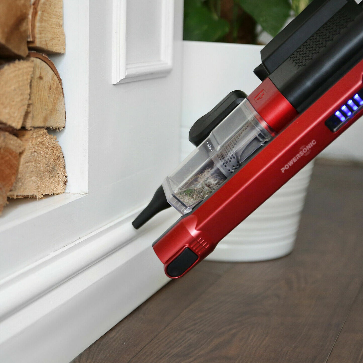 Powersonic Handheld Upright Rechargable Vacuum Cleaner 18.5V Cordless & Bagless