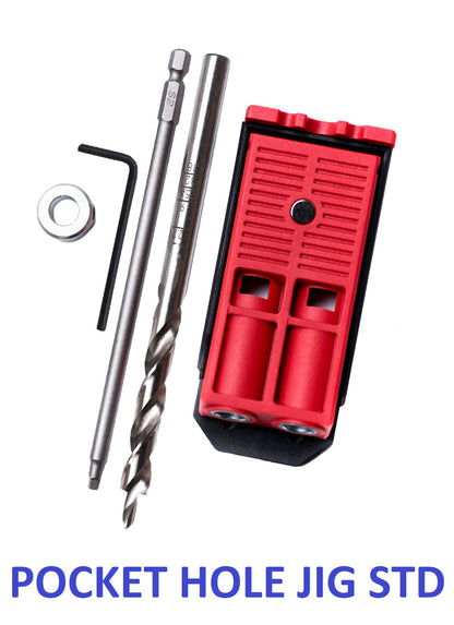 TITMAN Twin Pocket Hole Jig Kit with Driver and Drill Bit and Spare Drill Bit