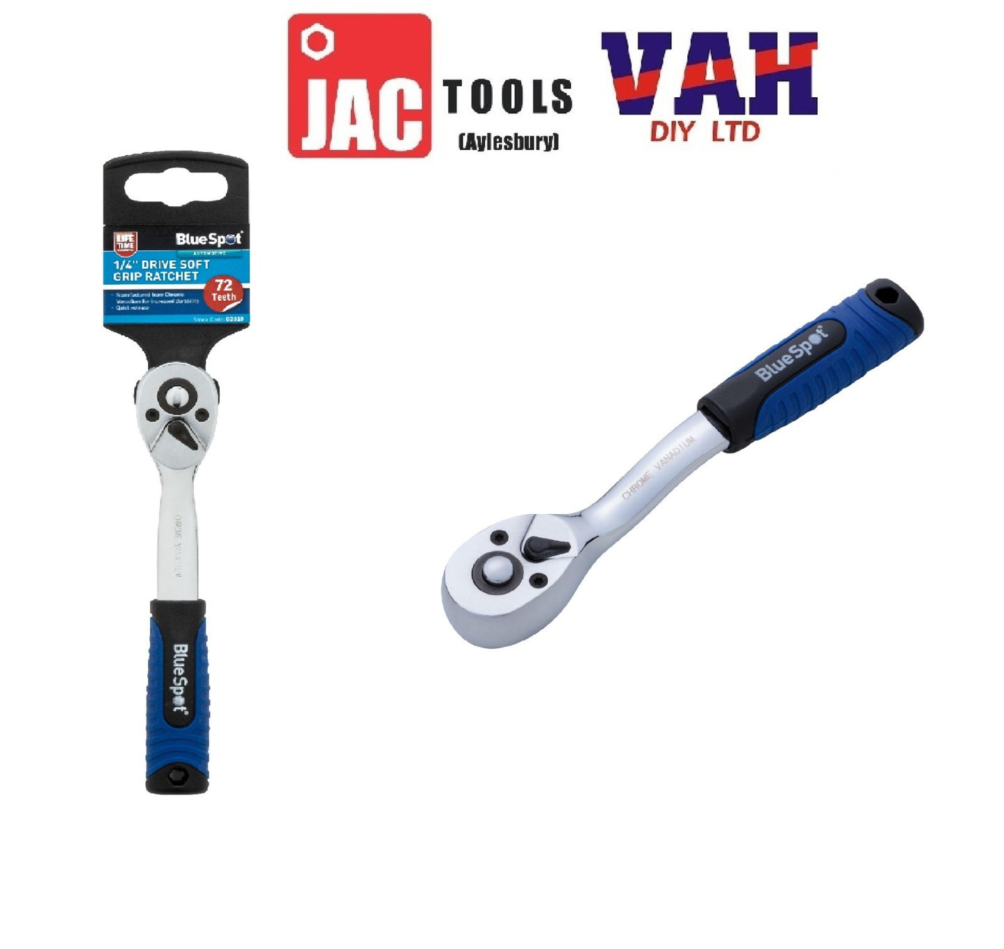 BlueSpot 02017 1/2" 100 Teeth Ratchet