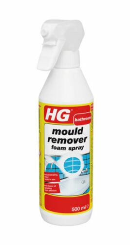HG Mould Remover Foam Spray 500ml Foaming Action Gives Less Chance Of Splashing