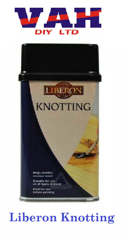 Liberon Knotting Pale Stabilises Resinous Woods Prior to Varnishing 250ml