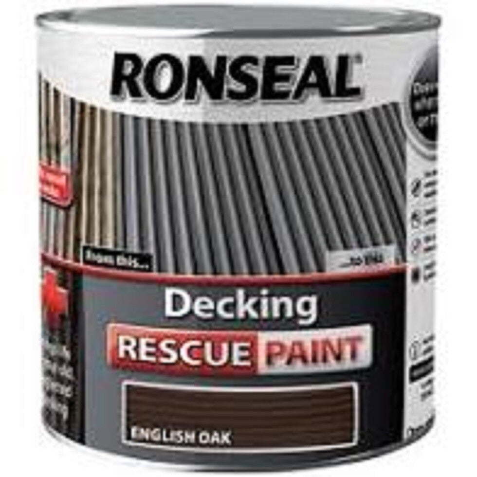 Ronseal Decking Rescue Paint - 2.5L- All Last Colours, Last Chance to Buy