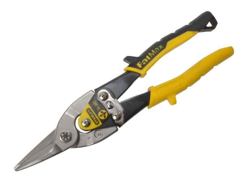 Stanley Aviation Tin Snips Straight Cut Sheet Metal Cutters Shears Scissors